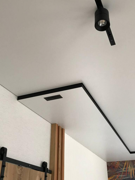 Дизайн многоуровневого натяжного потолка