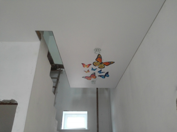 Натяжной потолок с фотопечатью